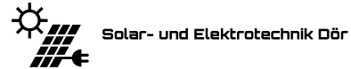 Solar- und Elektrotechnik Dör Logo Transparent